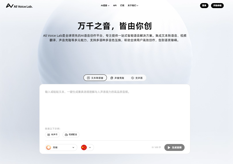 all voice lab